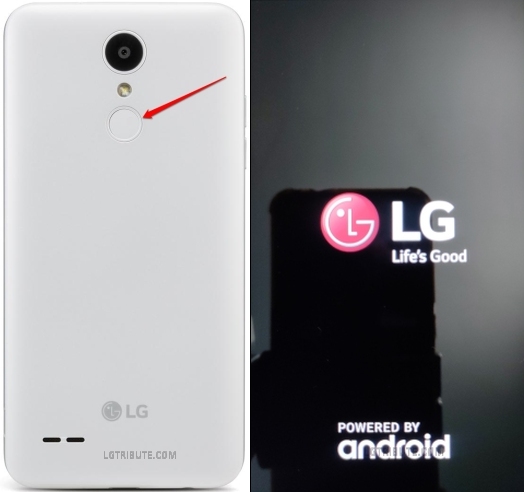 lg tribute dynasty firmware update stuck at 0 