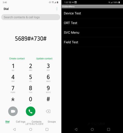 LG Stylo 6 secret codes & hidden menu dialer codes lmq730
